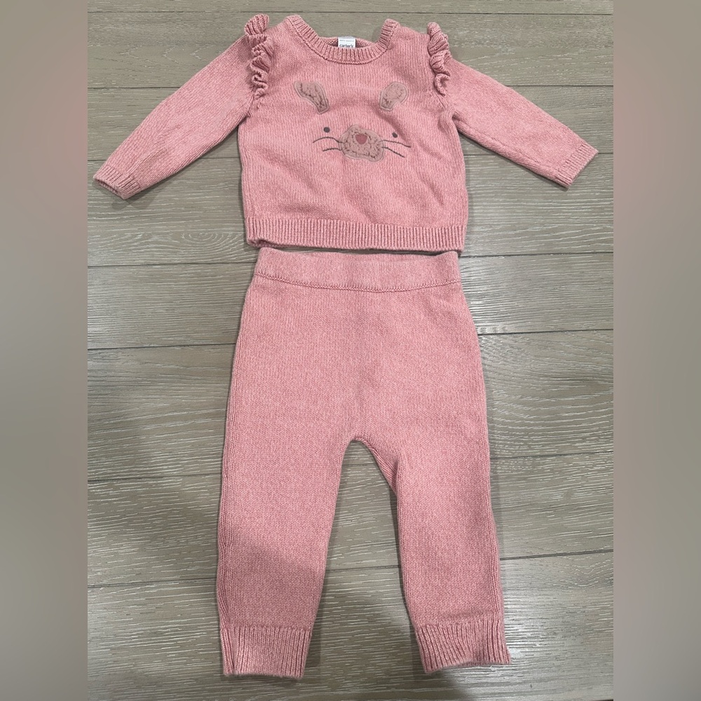 Carter's Pink Kids Matching Set size 18